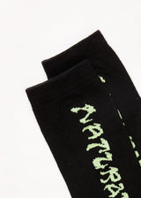 Afends Unisex Natural Technology - Hemp Crew Socks - Black - Afends unisex natural technology   hemp crew socks   black   streetwear   sustainable fashion