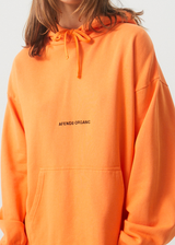AFENDS Unisex Return - Unisex Oversized Hoodie - Papaya - Afends unisex return   unisex oversized hoodie   papaya   streetwear   sustainable fashion