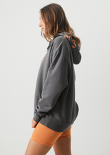 Afends Womens Morton - Recycled Hoodie - Steel - Afends womens morton   recycled hoodie   steel   streetwear   sustainable fashion