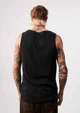 Afends Mens Base - Hemp Singlet - Black - Afends mens base   hemp singlet   black   streetwear   sustainable fashion