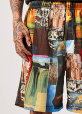 Afends Mens Boulevard - Recycled Baggy Shorts - Multi - Afends mens boulevard   recycled baggy shorts   multi   streetwear   sustainable fashion