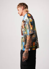 Afends Mens Boulevard - Recycled Oversized T-Shirt - Multi - Afends mens boulevard   recycled oversized t shirt   multi   streetwear   sustainable fashion
