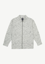 Afends Mens Bouquet - Canvas Jacket - Olive Floral - Afends mens bouquet   canvas jacket   olive floral   streetwear   sustainable fashion