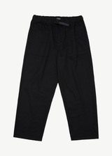 Afends Mens Cabal - Hemp Elastic Waist Technical Pants - Black - Afends mens cabal   hemp elastic waist technical pants   black   streetwear   sustainable fashion