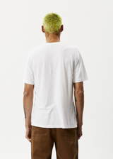 Afends Mens Classic - Hemp Retro T-Shirt - White - Afends mens classic   hemp retro t shirt   white   streetwear   sustainable fashion