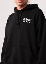Afends Mens Flowers - Recycled Hoodie - Black - Afends mens flowers   recycled hoodie   black   streetwear   sustainable fashion