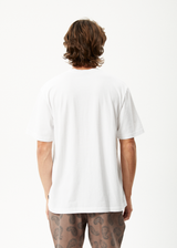 Afends Mens Gardener - Retro Graphic T-Shirt - White - Afends mens gardener   retro graphic t shirt   white   streetwear   sustainable fashion