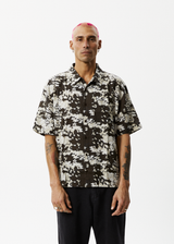 Afends Mens Jungle - Hemp Short Sleeve Shirt - Earth Camo - Afends mens jungle   hemp short sleeve shirt   earth camo   streetwear   sustainable fashion