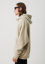 Afends Mens Luxury - Recycled Hoodie - Cement - Afends mens luxury   recycled hoodie   cement   streetwear   sustainable fashion