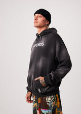 Afends Mens Millions - Recycled Hoodie - Worn Black - Afends mens millions   recycled hoodie   worn black   streetwear   sustainable fashion