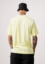 Afends Mens Millions - Recycled Retro T-Shirt - Citron - Afends mens millions   recycled retro t shirt   citron   streetwear   sustainable fashion
