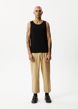 Afends Mens Mixed Business - Hemp Suit Pants - Tan - Afends mens mixed business   hemp suit pants   tan   streetwear   sustainable fashion