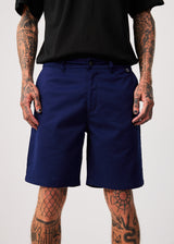 AFENDS Mens Ninety Twos - Chino Shorts - Seaport - Afends mens ninety twos   chino shorts   seaport   streetwear   sustainable fashion