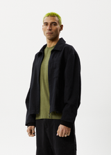 Afends Unisex Oracle - Workwear Jacket - Black - Afends unisex oracle   workwear jacket   black   streetwear   sustainable fashion