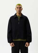 Afends Unisex Oracle - Workwear Jacket - Black - Afends unisex oracle   workwear jacket   black   streetwear   sustainable fashion