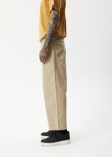 Afends Mens Pablo - Baggy Pants - Cement - Afends mens pablo   baggy pants   cement   streetwear   sustainable fashion