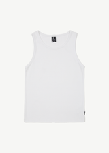 Afends Mens Paramount - Recycled Rib Singlet - White - Afends mens paramount   recycled rib singlet   white   streetwear   sustainable fashion