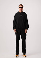 Afends Mens Spaced - Recycled Hoodie - Black - Afends mens spaced   recycled hoodie   black   streetwear   sustainable fashion