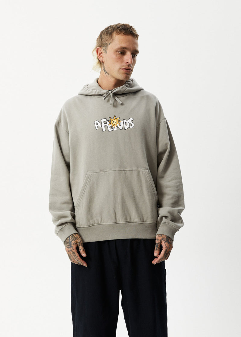 Afends Mens Sunshine - Graphic Hoodie - Olive