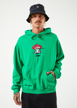 Afends Mens Caught In The Wild - Recycled Graphic Hoodie - Forest - Afends mens caught in the wild   recycled graphic hoodie   forest   streetwear   sustainable fashion