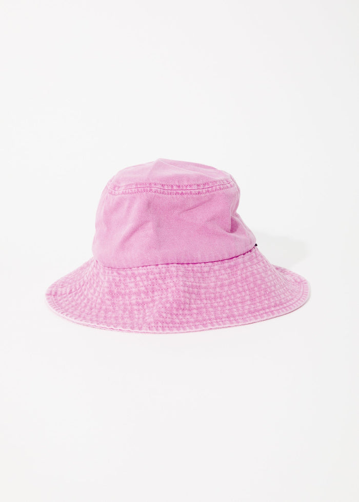 Afends Unisex Bella - Wide Brim Bucket Hat - Faded Candy - Streetwear - Sustainable Fashion