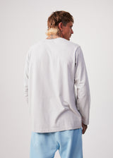 Afends Unisex Conditional - Unisex Organic Oversized Long Sleeve T-Shirt - Smoke - Afends unisex conditional   unisex organic oversized long sleeve t shirt   smoke   streetwear   sustainable fashion