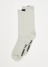 Afends Unisex Everyday - Hemp Crew Socks - Smoke - Afends unisex everyday   hemp crew socks   smoke   streetwear   sustainable fashion