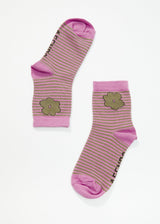 Afends Unisex Lily - Crew Socks - Candy - Afends unisex lily   crew socks   candy   streetwear   sustainable fashion