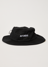 Afends Unisex Needle - Hemp Bucket Hat - Black - Afends unisex needle   hemp bucket hat   black   streetwear   sustainable fashion