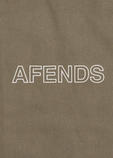 Afends Unisex Outline - Recycled Tote Bag - Beechwood - Afends unisex outline   recycled tote bag   beechwood   streetwear   sustainable fashion
