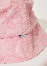 Afends Unisex Rhye - Recycled Terry Bucket Hat - Powder Pink - Afends unisex rhye   recycled terry bucket hat   powder pink   streetwear   sustainable fashion