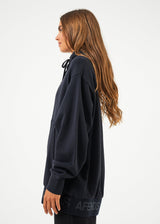Afends Unisex Studio - Unisex Organic Oversized Hoodie - Black - Afends unisex studio   unisex organic oversized hoodie   black   streetwear   sustainable fashion