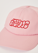 Afends Unisex Underworld - Recycled 6 Panel Cap - Powder Pink - Afends unisex underworld   recycled 6 panel cap   powder pink   streetwear   sustainable fashion