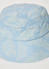 Afends Unisex Underworld - Recycled Puffer Bucket Hat - Powder Blue - Afends unisex underworld   recycled puffer bucket hat   powder blue   streetwear   sustainable fashion