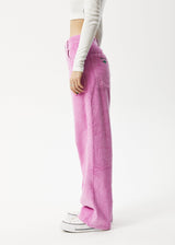 Afends Womens Day Dream - Corduroy Slouch Pants - Candy - Afends womens day dream   corduroy slouch pants   candy   streetwear   sustainable fashion