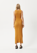 Afends Womens Femme - Knit Maxi Dress - Mustard - Afends womens femme   knit maxi dress   mustard   streetwear   sustainable fashion