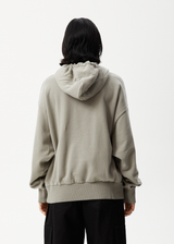 Afends Womens Flower - Hoodie - Olive - Afends womens flower   hoodie   olive   streetwear   sustainable fashion
