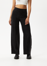 Afends Womens Gemma - Recycled Pant - Black - Afends womens gemma   recycled pant   black   streetwear   sustainable fashion