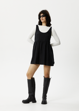 Afends Womens Jesse - Hemp Mini Dress - Black - Afends womens jesse   hemp mini dress   black   streetwear   sustainable fashion