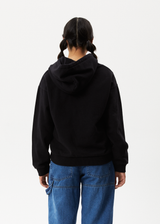 Afends Womens Lilah - Logo Hoodie - Black - Afends womens lilah   logo hoodie   black   streetwear   sustainable fashion