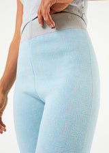 Afends Womens Samia - Recycled Knit Pants - Sky Blue - Afends womens samia   recycled knit pants   sky blue   streetwear   sustainable fashion