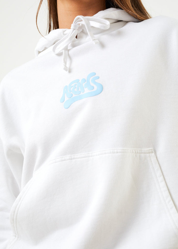 Afends Womens Toosie - Recycled Hoodie - White - Streetwear - Sustainable Fashion