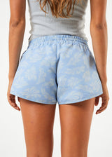 Afends Womens Underworld - Recycled Spray Shorts - Powder Blue - Afends womens underworld   recycled spray shorts   powder blue   streetwear   sustainable fashion