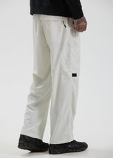 Afends Unisex Faded - Unisex Recycled Spray Pants - Off White - Afends unisex faded   unisex recycled spray pants   off white   streetwear   sustainable fashion