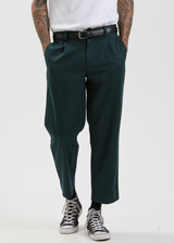 Afends Mens Mixed Business - Hemp Suit Pant - Bottle - Afends mens mixed business   hemp suit pant   bottle   streetwear   sustainable fashion