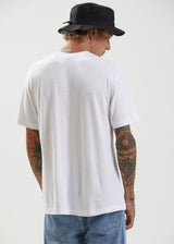 Afends Mens Max Relax - Hemp Retro Fit T-Shirt - White - Afends mens max relax   hemp retro fit t shirt   white   streetwear   sustainable fashion