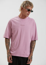 Afends Mens Supply - Recycled Oversized T-Shirt - Smokey Pink - Https://player.vimeo.com/external/588675896.hd.mp4?s=c376849d001b1638abbe0cf468a37170e053dade&profile_id=175