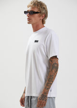 Afends Mens Maddock - Recycled Retro Fit T-Shirt - White - Afends mens maddock   recycled retro fit t shirt   white   streetwear   sustainable fashion