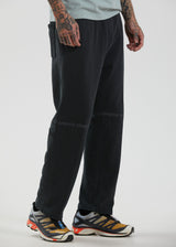 Afends Unisex Boundary - Unisex Organic Sweat Pants - Faded Black - Afends unisex boundary   unisex organic sweat pants   faded black   streetwear   sustainable fashion