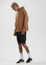 Afends Mens Supply - Recycled Hoodie - Camel - Afends mens supply   recycled hoodie   camel   streetwear   sustainable fashion
